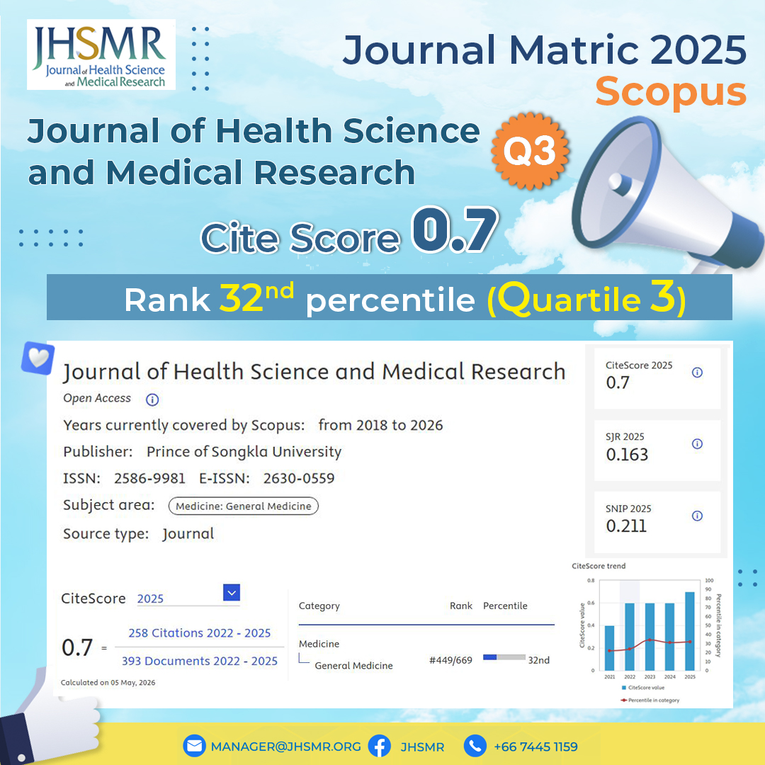 Journal of Health Science and Medical Research